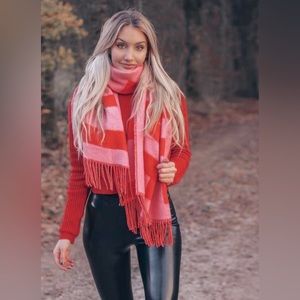 ❤️ Valentines Day ❤️ Wild Fable Red Knit Crewneck Sweater SZ XL